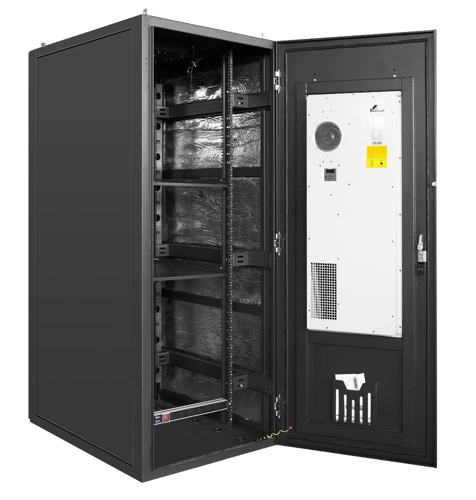 Extended Server Cabinet Front Single Hinge Door Rear Solid Split