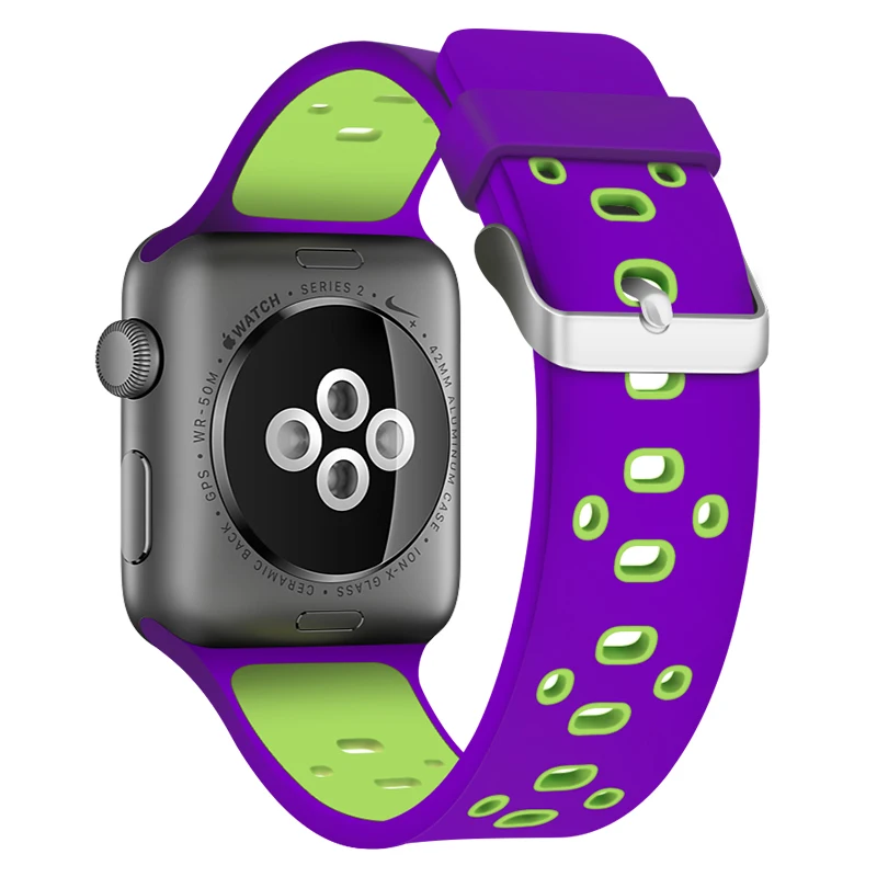 

The New Colorful Watchband For Apple Watch With Fashionable And Simple Design, Different colors for reference