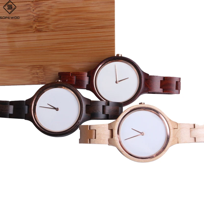 

hot selling new quality custom brand logo wood wrist watch minimalist wooden watch oem, Natural wood color