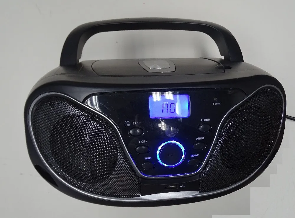 
MP3 CD DAB BT USB SD boombox with clock set 