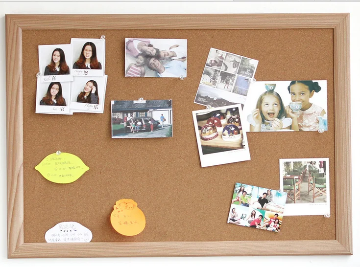 Customized Framed Wall Mounted Cork Board,Cork Board Message Buy