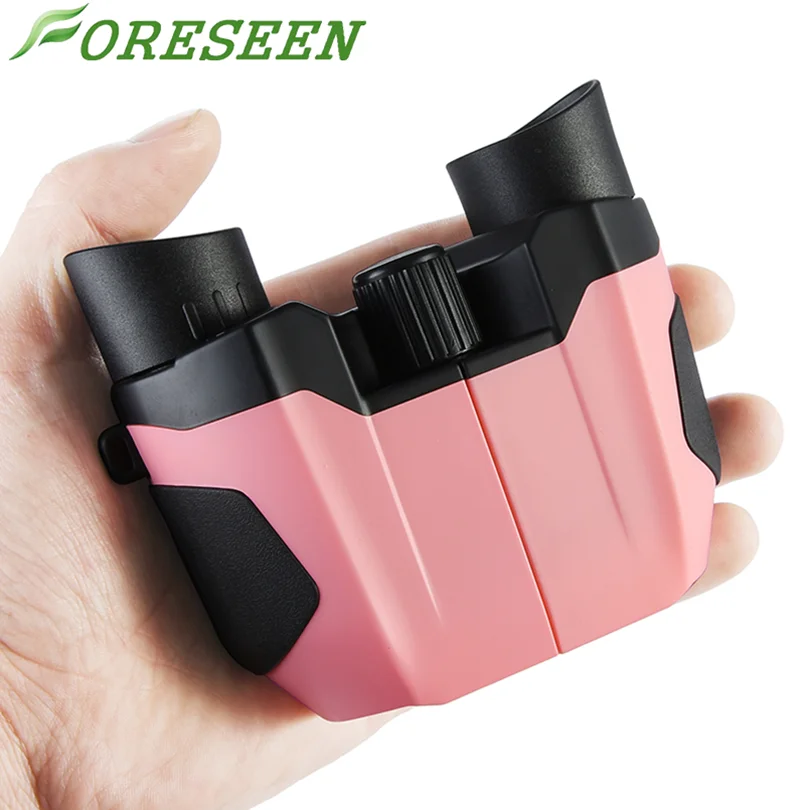 

Foreseen 8x21 2 different colors high quality toy binoculars for kids, Pink/orang/customized