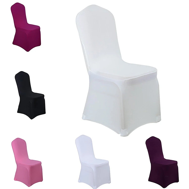 
New Design Polyester Spandex Stretch Banquet Chair Cover for Wedding Party  (60356143595)