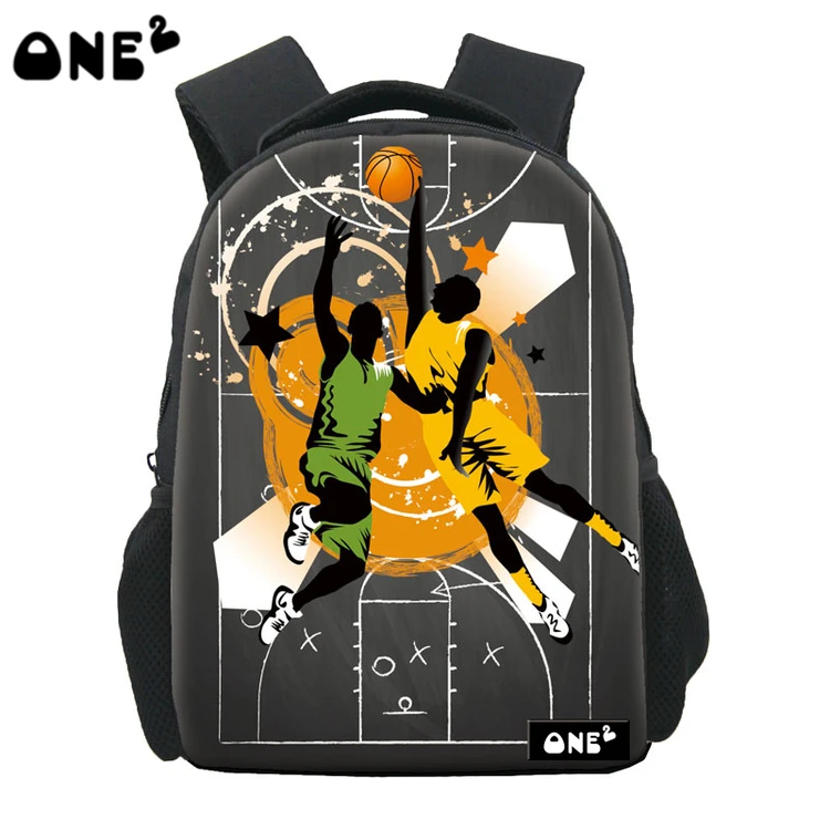 

ONE2 Design basketball dark sport school bag backpack for students children kids, Customized