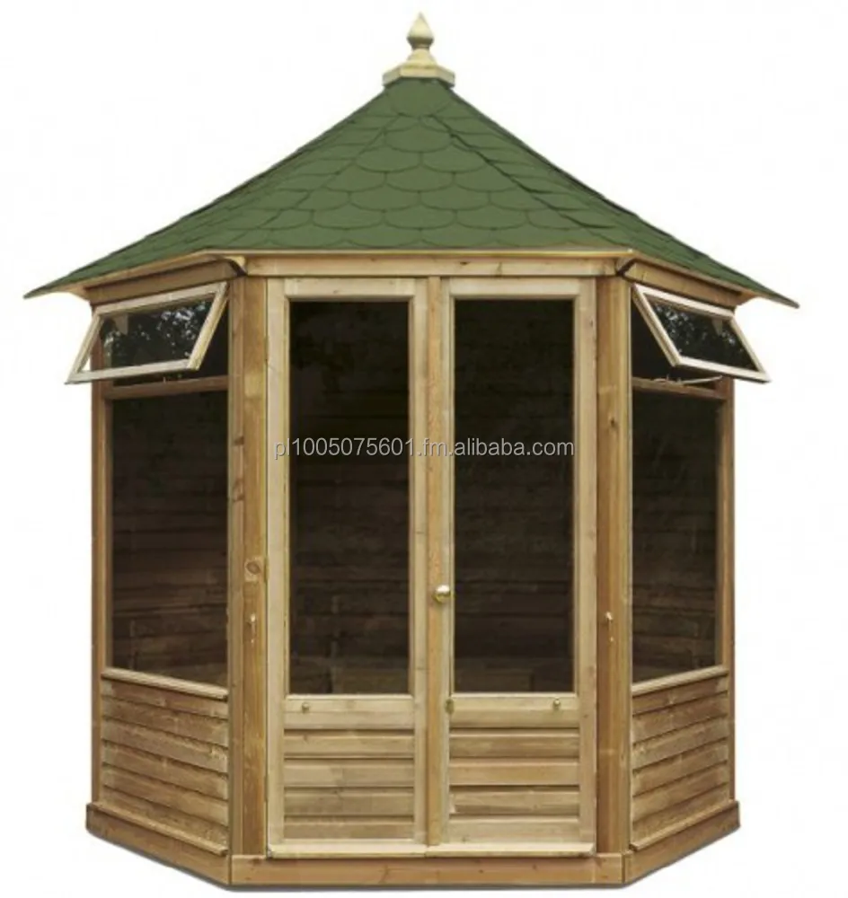 
Victorian Wooden Summerhouse . Timber Gazebo 