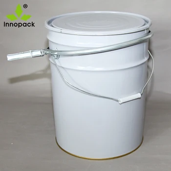 Download 20l Tin Pail And Paint Use Empty Metal Paint Bucket Tin ...