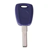 Hilind blue color transponder car key shell with sip22 blade for fiat punto doblo bravo seicento stilo