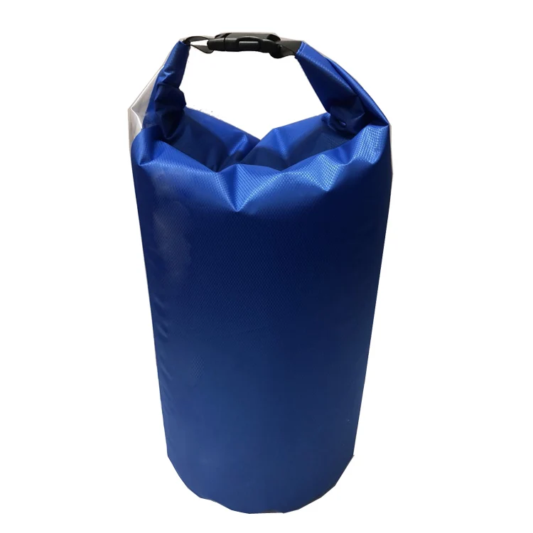 

20L 30L Soft TPU Coated Lightweight Blue Color Water proof Roll Top Dry Bag For Outdoor Camping Hiking