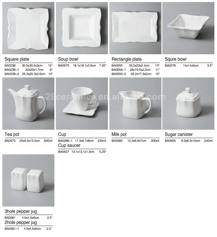 top choice design China porcelain tableware dinnerware set