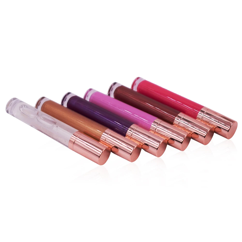 

Wholesale custom logo lip gloss no labels shiny lipgloss private label bling lip gloss tubes wholesale