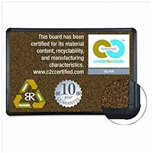 Best-Rite Splash-Cork Presidential Trim, Black, 4 x 6 Feet (300PG-T1)