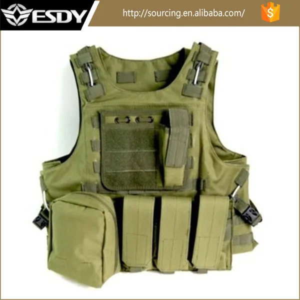 Tan Color Army Military Combat Vest Airsoft Vest Buy Military Combat Vest,Airsoft Vest