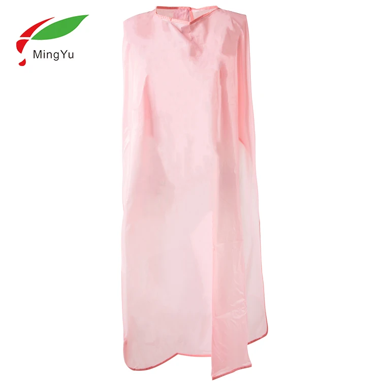
Professional Manufacturer Pe / Peva Disposable Hair Cutting Capes pattern 