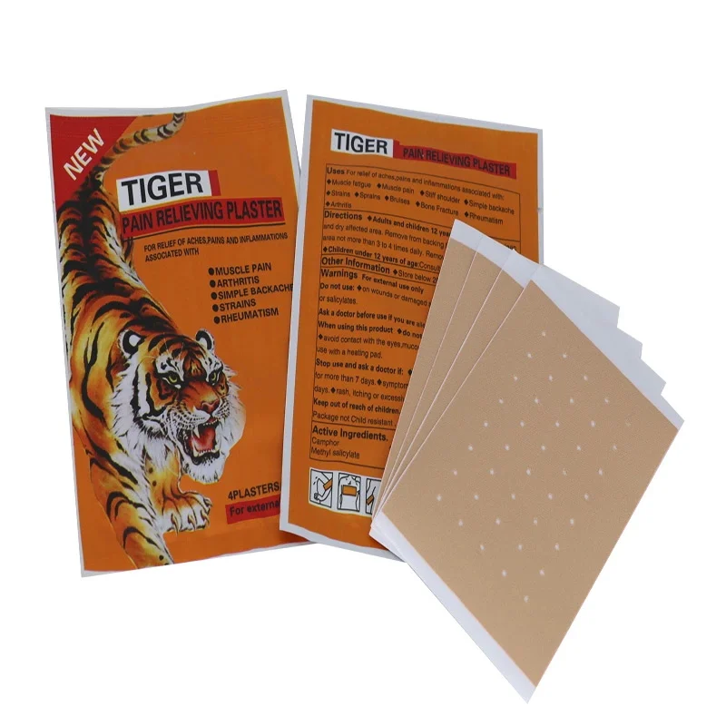 Tiger Balm Medicated Plaster Tiger Capsicum Plaster Chinese Pain Relief