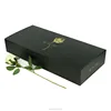 Rectangle folding single rose/ bundle flower gift packaging box to save freight