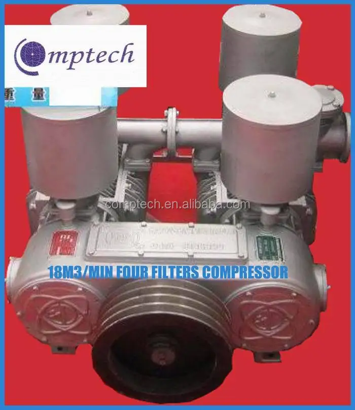 14m3/min two cylinders stationary air compressor for bulk cement