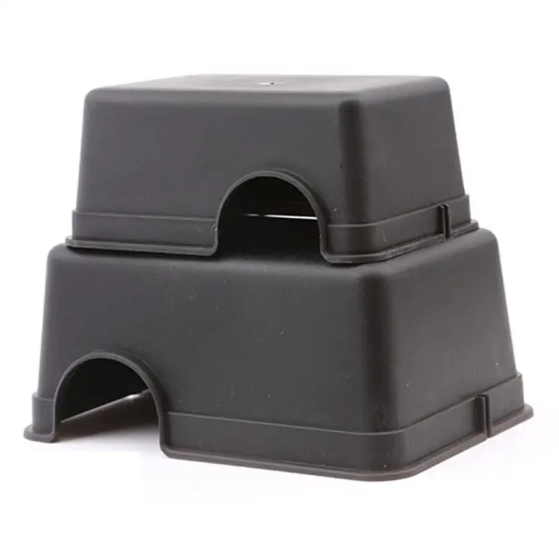 

different size of Reptile Hide Boxes for reptile cage made in China, Black