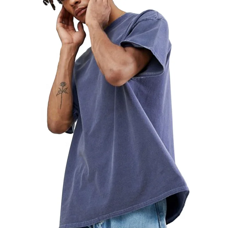 

Plain Oversized vintage washed t shirts, Black / white