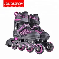 

professional OEM high quality ABEC-7 bearing rubber wheels 76mm flashing roller inline skates