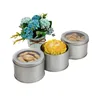 Source manufacturers round tinplate box dessert cake food tin cans gold tin box round tea tin can