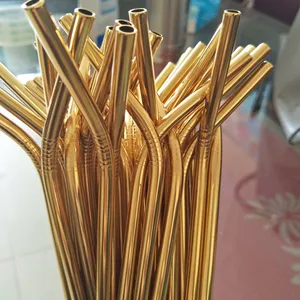 Bent Stainless Steel Drinking Straw Metal Drinking Straw