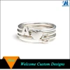 Ring with Letter Design, Custom Alphabet Letter Rings