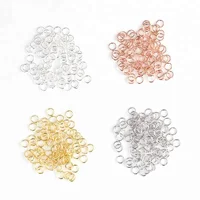

3/4/5 mm 925 Sterling Silver Korean Single Loops Open Jump Split Rings For Jewelry Finding Men Women Accessories