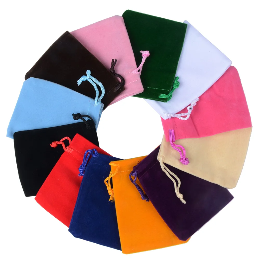

Drawable velvet bag 9*12cm wedding gift bags & pouches for packing the jewelry