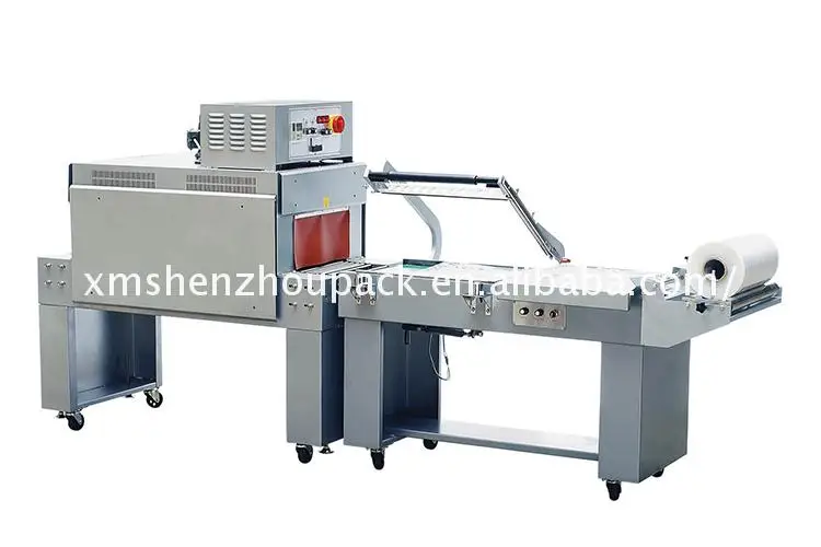 Paper Box Sealing Wrapping Machine Packaging With Pvc Pe Pof Plastic
