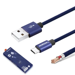 Wopow LC908 USB Data Charge Fabric V8 Cable Android