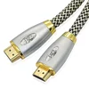 Wholesale HDTV gold plated connectors braid HDMI Cable 3D 4K for tv box