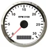 Engine rpm tachometer for electric motors 85mm motorcycle tachometer speedometer