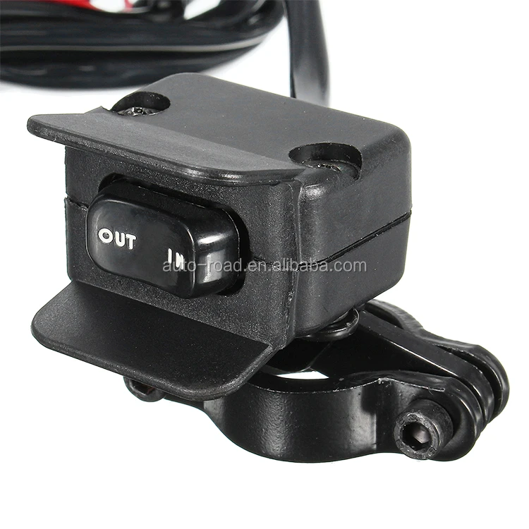 12v Waterproof Atv Mini Rocker Winch Switch Handlebar Mount Pump Hoist