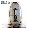 Decorative Door Glass Oval 3/4 Oval Glass Inserts Door