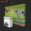 4*3 portable pop up display wall with graphic printing