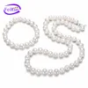 FEIRUN 7mm AA potato fresh water pearl set, kids pearl necklace set, original pearl sets