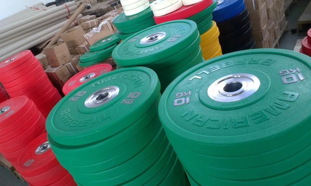 Crossfit Barbell Pu Plate / Pu Bumper Plates / Weight Lifting Plates