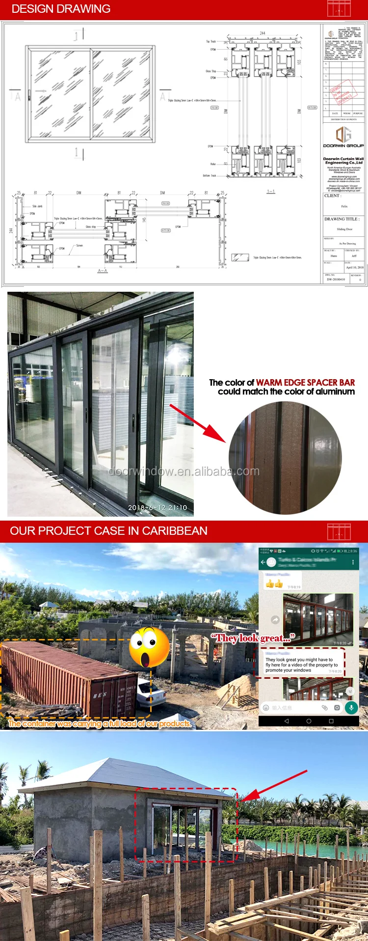 automatic large burglar proof designs aluminium glass lift sliding doors