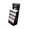 Professional supplier milk corrugated cardboard floor display for tea for pets products