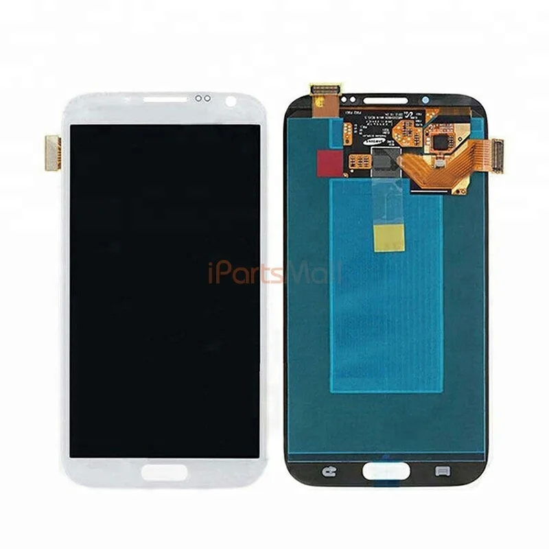 Original OEM For Samsung Galaxy Note 2 N7100 N7105 LCD Screen and Digitizer Assembly White Grey