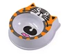 Hot selling 100% Melamine cute cartoon cat shape pet food bowl cat and dog eating bowl