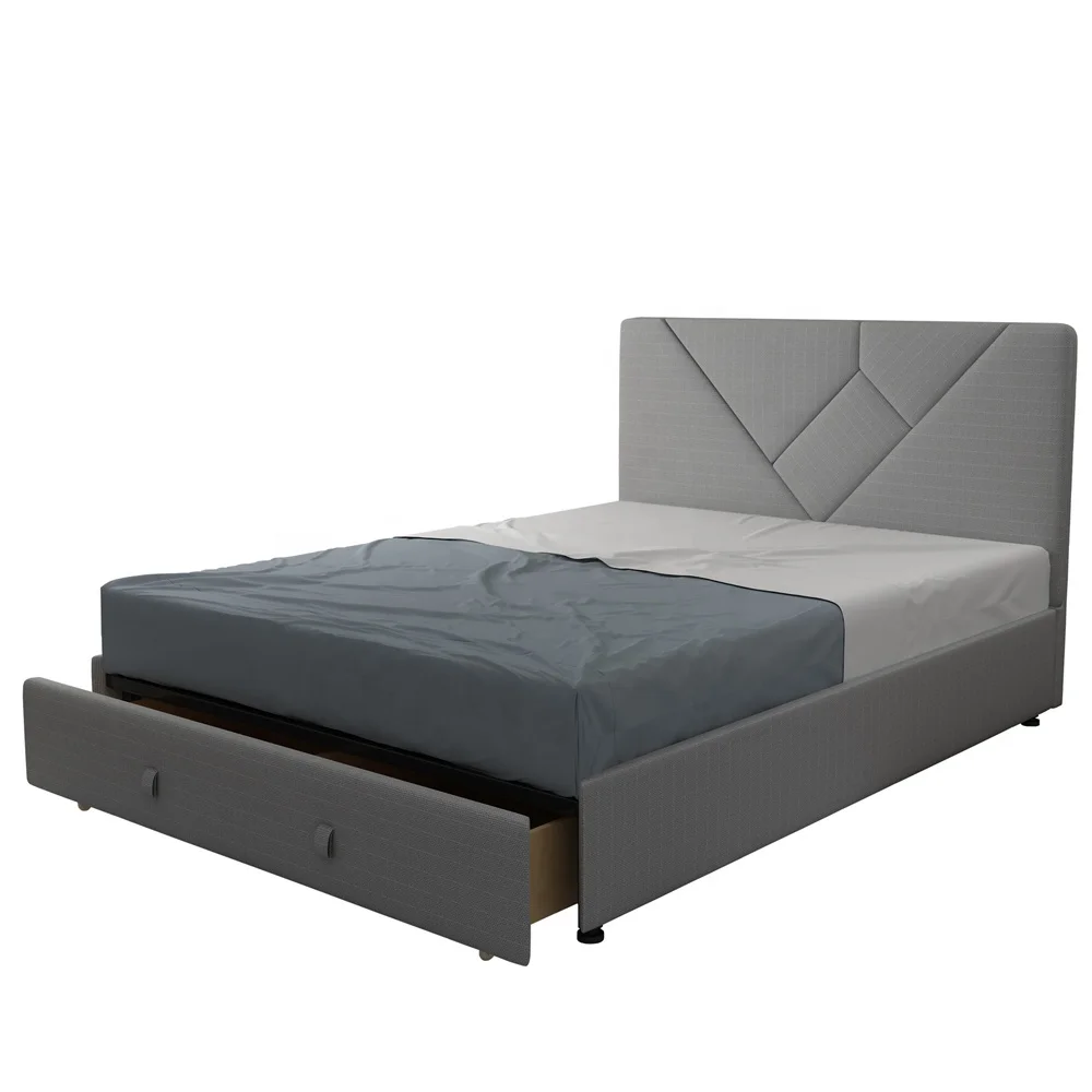 
latest leather designs gas lift storage queen bed frame 
