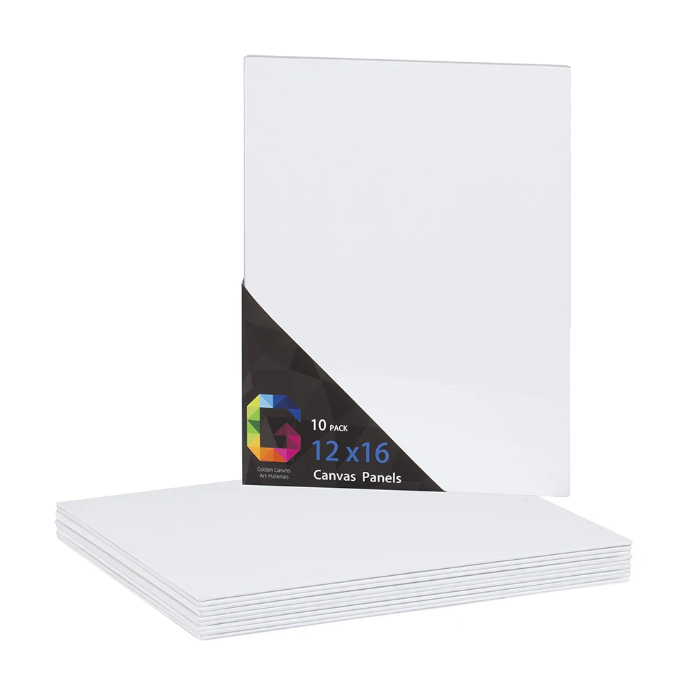 
6 pcs / pk 12 * 16 Factory manufacture various custom wholesale pre printed canvas boards panel to paint 