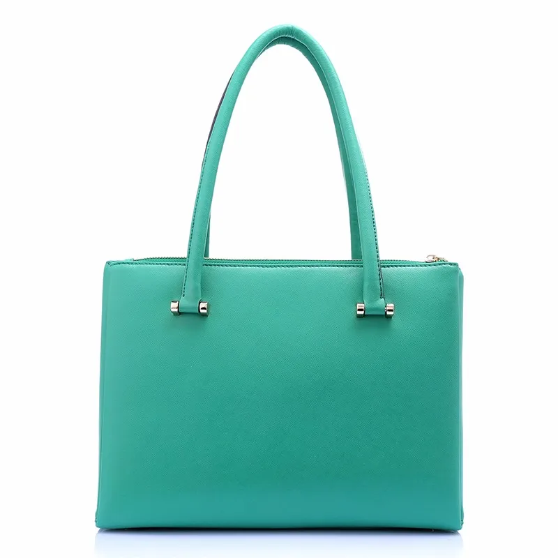 CC2043A-Classic design hot sale shoulder three compartments ladies tote handbags