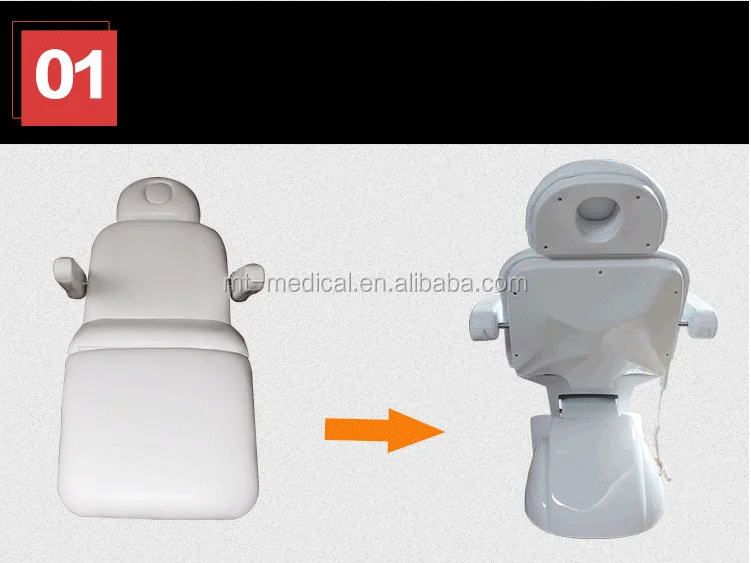 2017 New types beauty bed with 4 motors from Chinese manufacturer