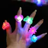 Wholesale custom led children kids cartoon lovely Christmas fun finger ring
