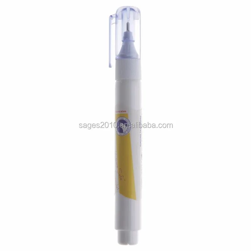 China Wholesale High Quality 12ml Quick Dry Correction Pen,White Ink
