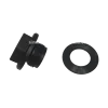 China products wide flange UNF JIC BSP threaded sealing plug plastic screw hole plugs