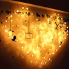 Heart led light curtain Luxury String Light for Wedding Party Home Garden Outdoor Indoor Wall Decorations light curtain