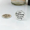 Zinc alloy jewelry wholesale your first breath took mine away pendant